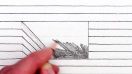 How to Draw a Hole on Line Paper Simple Trick Art