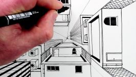 How To Draw 1 Point Perspective Draw 3D Buildings