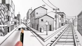 How to Draw Using 1 Point Perspective Narrated Step by Step