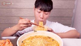 진라면 매운맛 3봉지 리얼사운드 먹방  신김치와 찬밥까지  Spicy Jin Ramen Kimchi Eating show Mng