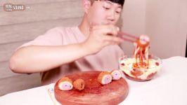 명랑핫도그 엽떡 매운맛 이팅사운드 ASMR 말없음  KOREAN CORN DOG HOTDOG EATING SOUND ASMR 