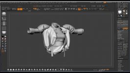 Marvelous Designer Zbrush  Quadrangulate Garments For Easier Sculpting