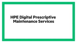 HPE Digital Prescriptive Maintenance Services Demo