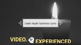 how to fix a tubeless tire puncture just 5 minutes  tubeless tyres eas