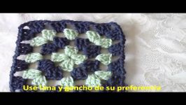 پتو بافت How to crochet classic granny square