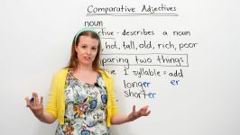 English Grammar Comparative Adjectives