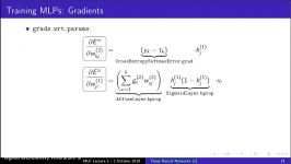 MLP Lecture 36 Hidden layers Back propagation