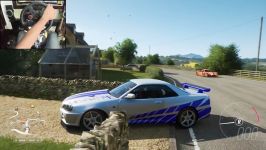 Nissan Skyline R34 GTR  Forza Horizon 4  Logitech g29 gameplay