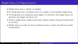 MLP Lecture 48 Tanh ReLU layers Generalisation regularisation