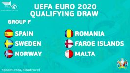 آژانس دیبا  قرعه کشی فوتبال EURO 2020