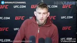 UFC 232 Alexander Gustafsson Media Scrum دوبله