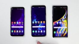 مقایسه کامل گوشی های سامسونگ S9 S9+ Note9