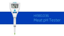اندازه گیری pH گوشت هانا HANNA HI 981036 متروتیک نماینده هانا