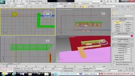 اموزش طراحی کابینت آشپزخانه 3dmax قسمت 8