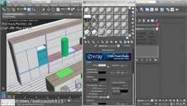 متریال برای صحنه های داخلی Vray 3ds max قسمت 1