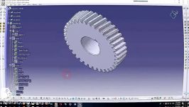 آموزش طراحی چرخدنده مارپیچ در کتیاHelical Gear in CATIA