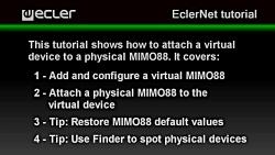 طریقه نصب MIMO88 استفاده EclerNet Manager