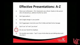 Communicating Your Science How to Give a Scientific Presentation e