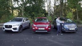 Jaguar F Pace vs Land Rover Discovery Sport vs Ford Edge 2017 review  Head2Head