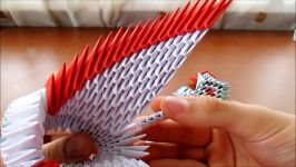 اوریگامی سه بعدی انواع پرنده  آموزش ساخت انواع پرنده کاغذی  کاردستی