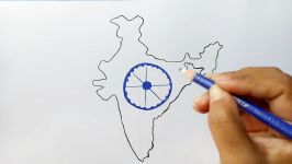 How to draw indian map step by step very easy 