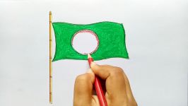 How to draw Bangladesh National Flag step by step