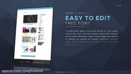 پروژه افترافکت پرزنتیشن سه بعدی وبسایت Website Presentation