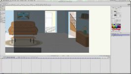 How to dim a room and add room lighting to a scene in Anime Studio  MOHO Pro