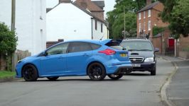 Ford Focus RS vs Honda Civic Type R vs VW Golf R drag race