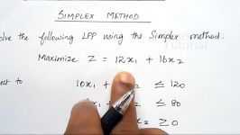 LPP using SIMPLEX METHOD simple logic with solved problem in Operations