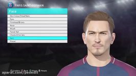 آموزس ساخت فیس david beckham در pes 2018