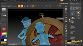 استفاده FiberMesh در نرم افزار زیبراش Pixologic ZBrush 4R8