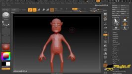 مفاهیم حجاری شخصیت در نرم افزار زیبراش Pixologic ZBrush 4R8