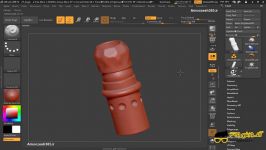 افزودن تکنیک های mesh brush در نرم افزار زیبراش Pixologic ZBrush 4R8