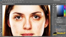 ترفند ریتاچ Retouching تیره نمودن رنگ چشم ها