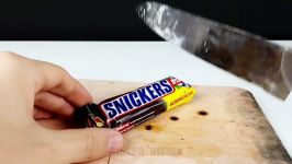 EXPERIMENT MEAT GRINDER VS SNICKERS