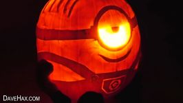 How to carve a Minion Pumpkin design