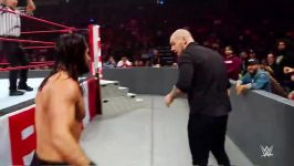 Seth Rollins vs. Baron Corbin Raw Dec. 24 2018