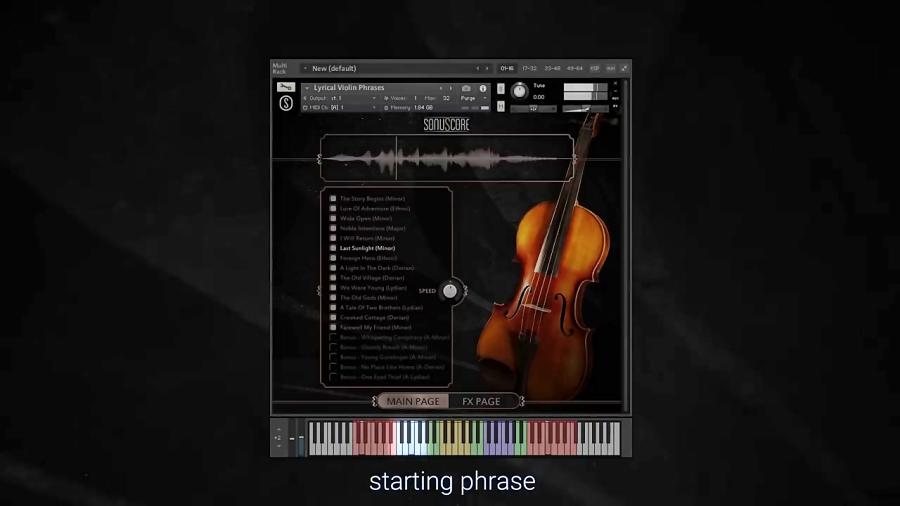 بررسی وی اس تی ویولن Sonuscore Lyrical Violin Phrases