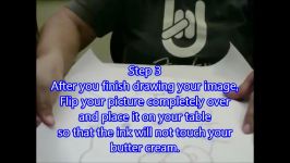 How to make a butter cream cake transfer