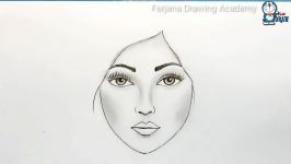 How to draw face for Beginners EASY WAY TO DRAW A REALISTIC FACE