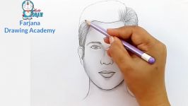 How to draw face for Beginners EASY WAY TO DRAW A MAN FACE