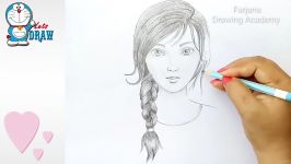 How to draw a girl face with Pencil for Beginners