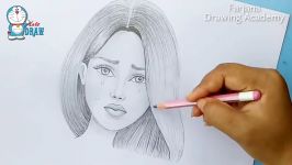 Crying girl pencil sketch  How to draw Crying girl