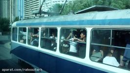 اتوبوس برقی تراموا در پیونگ یانگ کره شمالی
