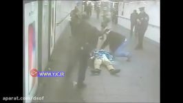لحظه انفجار یک بمب گذار انتحاری در متروی نیویورک