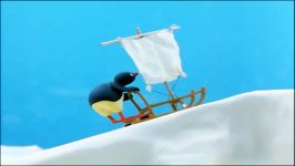 Pingu Surfing On The Ice  Pingu Official Channel