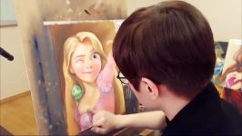 Pastel Drawing  Tangled Rapunzel 라푼젤