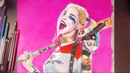 Drawing Harley Quinn 할리퀸  Suicide Squad 수어사이드 스쿼드 drawholic