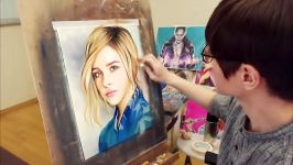 Speed Drawing Chloe Grace Moretz 클로이 모레츠 drawholic